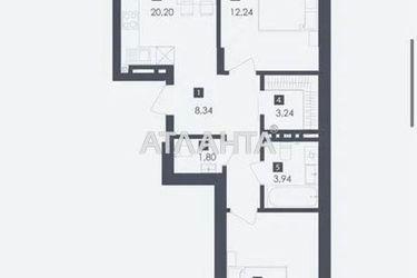 2-rooms apartment apartment by the address st. Kulparkovskaya ul (area 70,0 m2) - Atlanta.ua - photo 14