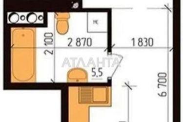 1-room apartment apartment by the address st. Ul Nagornaya (area 40,0 m2) - Atlanta.ua - photo 25