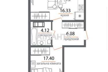 1-room apartment apartment by the address st. Ul Stetsenko (area 49,6 m2) - Atlanta.ua - photo 28