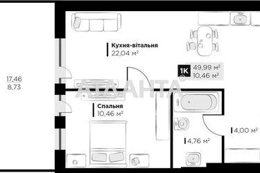 1-room apartment apartment by the address st. Galitskaya (area 50,0 m2) - Atlanta.ua - photo 7