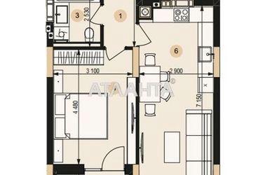 1-room apartment apartment by the address st. Pasechnaya ul (area 50,3 m2) - Atlanta.ua - photo 14