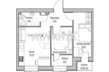 2-rooms apartment apartment by the address st. Spreysa (area 45,5 m2) - Atlanta.ua - photo 8