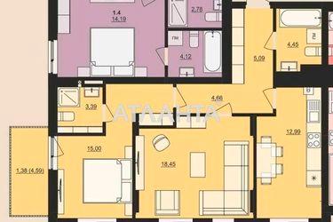 2-rooms apartment apartment by the address st. Lemkovskaya ul (area 65,4 m2) - Atlanta.ua - photo 14