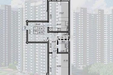 2-rooms apartment apartment by the address st. Baltiyskiy per (area 61,0 m2) - Atlanta.ua - photo 9
