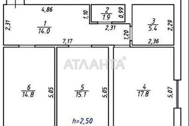 2-rooms apartment apartment by the address st. Rudnenska (area 69,0 m2) - Atlanta.ua - photo 24
