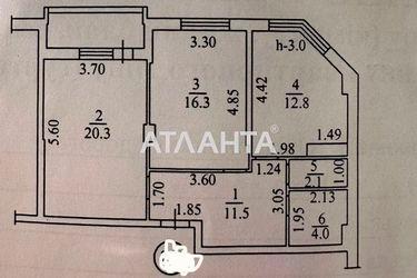 2-rooms apartment apartment by the address st. Ovidiopolskaya dor (area 69,0 m2) - Atlanta.ua - photo 35