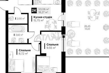 2-rooms apartment apartment by the address st. Pasechnaya ul (area 53,0 m2) - Atlanta.ua - photo 12