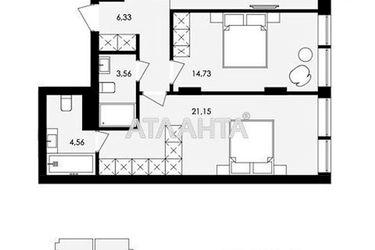 2-rooms apartment apartment by the address st. Zamarstynovskaya ul (area 75,1 m2) - Atlanta.ua - photo 12