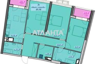 3-rooms apartment apartment by the address st. Kurortnyy per (area 90,0 m2) - Atlanta.ua - photo 6