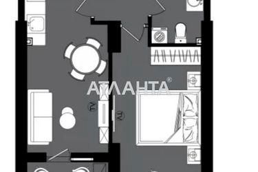 1-room apartment apartment by the address st. Dacha kovalevskogo Amundsena (area 40,8 m2) - Atlanta.ua - photo 15