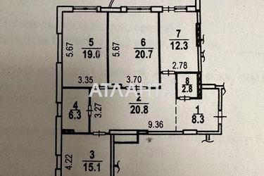 3-rooms apartment apartment by the address st. Malinovskogo marsh (area 107,5 m2) - Atlanta.ua - photo 28