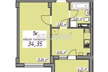 1-room apartment apartment by the address st. Evropeyskaya (area 34,4 m2) - Atlanta.ua - photo 16