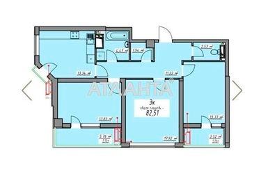 3-rooms apartment apartment by the address st. Kurortnyy per (area 82,5 m2) - Atlanta.ua - photo 13