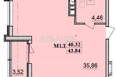 1-room apartment apartment by the address st. Franko Ivana (area 44,0 m2) - Atlanta.ua - photo 7