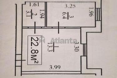 1-комнатная квартира по адресу ул. Мирная (площадь 22,8 м²) - фото 29 1-комнатная квартира по адресу ул. Мирная (площадь 22,8 м²) - Atlanta.ua - фото 29