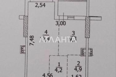 1-room apartment apartment by the address st. Balkovskaya Frunze (area 40,9 m2) - Atlanta.ua - photo 10