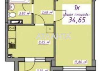1-комнатная квартира по адресу ул. Торговая (площадь 34,6 м2) - Atlanta.ua - фото 14
