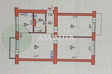 3-rooms apartment apartment by the address st. Poletaeva Fedora (area 60,1 m2) - Atlanta.ua - photo 35