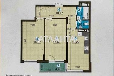 2-rooms apartment apartment by the address st. Prosp Pravdy (area 68,0 m2) - Atlanta.ua - photo 46