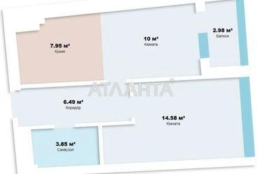 1-room apartment apartment by the address st. Kurortnyy per (area 45,0 m2) - Atlanta.ua - photo 11