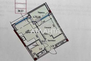 1-room apartment apartment by the address st. Primorskaya Suvorova (area 38,6 m2) - Atlanta.ua - photo 18