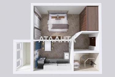 1-кімнатна квартира за адресою вул. Перлинна (площа 35,2 м²) - фото 34 1-кімнатна квартира за адресою вул. Перлинна (площа 35,2 м²) - Atlanta.ua - фото 34