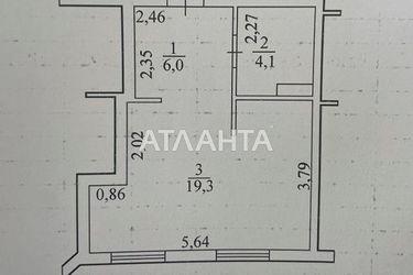 1-room apartment apartment by the address st. Vilyamsa ak (area 29,4 m2) - Atlanta.ua - photo 32