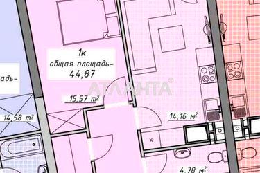 1-room apartment apartment by the address st. Kurortnyy per (area 44,0 m2) - Atlanta.ua - photo 13