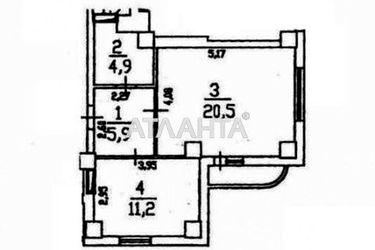 1-room apartment apartment by the address st. Ul Makeevskaya (area 45,0 m2) - Atlanta.ua - photo 21