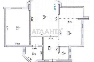 2-rooms apartment apartment by the address st. Parusnaya Geroev Stalingrada (area 79,4 m2) - Atlanta.ua - photo 33