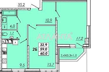 2-rooms apartment apartment by the address st. Ovidiopolskaya dor (area 60,2 m2) - Atlanta.ua - photo 20