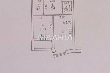 1-room apartment apartment by the address st. Prokhorovskaya Khvorostina (area 45,4 m2) - Atlanta.ua - photo 20