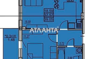1-room apartment apartment by the address st. Zabolotnogo ak (area 39,0 m2) - Atlanta.ua - photo 6