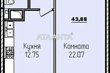1-room apartment apartment by the address st. Genuezskaya (area 43,9 m2) - Atlanta.ua - photo 24