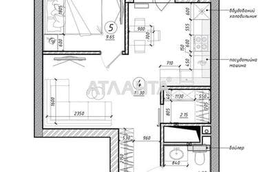 1-комнатная квартира по адресу ул. Краснова (площадь 42,3 м²) - фото 41 1-комнатная квартира по адресу ул. Краснова (площадь 42,3 м²) - Atlanta.ua - фото 41