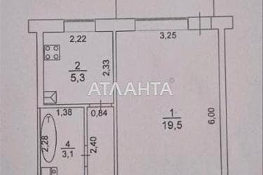 1-room apartment apartment by the address st. Geroev oborony OdessyGeroev Stalingrada (area 34 m²) - photo 32 1-room apartment apartment by the address st. Geroev oborony OdessyGeroev Stalingrada (area 34 m²) - Atlanta.ua - photo 32