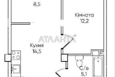 1-комнатная квартира по адресу ул. Паустовского (площадь 40,5 м²) - фото 10 1-комнатная квартира по адресу ул. Паустовского (площадь 40,5 м²) - Atlanta.ua - фото 10