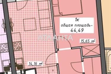 1-комнатная квартира по адресу Курортный пер. (площадь 44,5 м²) - фото 43 1-комнатная квартира по адресу Курортный пер. (площадь 44,5 м²) - Atlanta.ua - фото 43