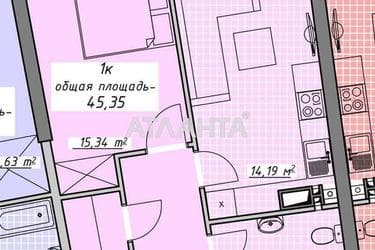 1-комнатная квартира по адресу Курортный пер. (площадь 45,6 м²) - фото 34 1-комнатная квартира по адресу Курортный пер. (площадь 45,6 м²) - Atlanta.ua - фото 34