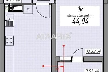 1-room apartment apartment by the address st. Kurortnyy per (area 45 m²) - photo 18 1-room apartment apartment by the address st. Kurortnyy per (area 45 m²) - Atlanta.ua - photo 18