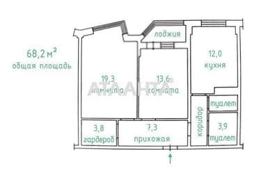 2-комнатная квартира по адресу ул. Прохоровская (площадь 68,2 м²) - фото 12 2-комнатная квартира по адресу ул. Прохоровская (площадь 68,2 м²) - Atlanta.ua - фото 12