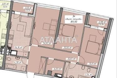 3-комнатная квартира по адресу Курортный пер. (площадь 90 м²) - фото 43 3-комнатная квартира по адресу Курортный пер. (площадь 90 м²) - Atlanta.ua - фото 43