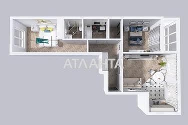 2-комнатная квартира по адресу ул. Владимира Великого (площадь 76,8 м²) - фото 42 2-комнатная квартира по адресу ул. Владимира Великого (площадь 76,8 м²) - Atlanta.ua - фото 42