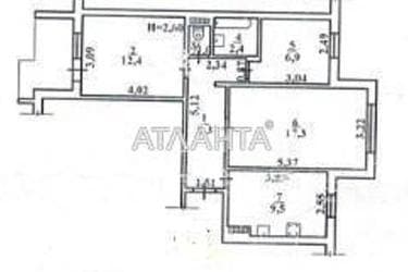 3-rooms apartment apartment by the address st. Bocharova gen (area 64 m²) - photo 22 3-rooms apartment apartment by the address st. Bocharova gen (area 64 m²) - Atlanta.ua - photo 22