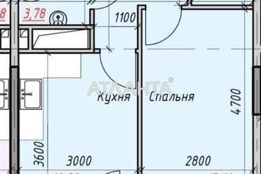1-кімнатна квартира за адресою вул. Радісна (площа 38,2 м²) - фото 8 1-кімнатна квартира за адресою вул. Радісна (площа 38,2 м²) - Atlanta.ua - фото 8