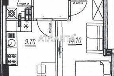 1-room apartment apartment by the address st. Bocharova gen (area 39,7 m²) - photo 10 1-room apartment apartment by the address st. Bocharova gen (area 39,7 m²) - Atlanta.ua - photo 10