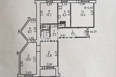Многокомнатная квартира по адресу ул. Святослава Рихтера (площадь 85,7 м²) - imageAlt 22 Многокомнатная квартира по адресу ул. Святослава Рихтера (площадь 85,7 м²) - Atlanta.ua - imageAlt 22