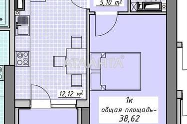 1-кімнатна квартира за адресою Курортний пров. (площа 38,6 м²) - фото 8 1-кімнатна квартира за адресою Курортний пров. (площа 38,6 м²) - Atlanta.ua - фото 8