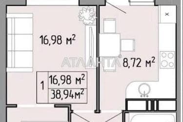 1-кімнатна квартира за адресою вул. Пішонівська (площа 38,9 м²) - фото 7 1-кімнатна квартира за адресою вул. Пішонівська (площа 38,9 м²) - Atlanta.ua - фото 7