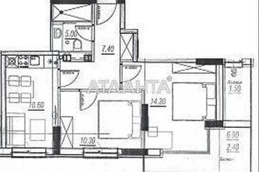2-rooms apartment apartment by the address st. Bocharova gen (area 50 m²) - photo 14 2-rooms apartment apartment by the address st. Bocharova gen (area 50 m²) - Atlanta.ua - photo 14